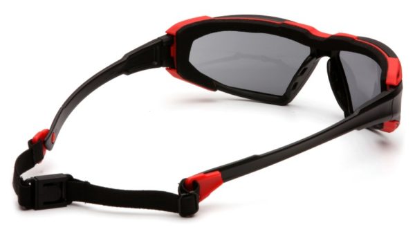 gafas de seguridad industrial pyramex highlander roja
